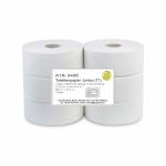 Großrolle Toilettenpapier weiß T1 Frischfaser, 2-lagig 6 Stück